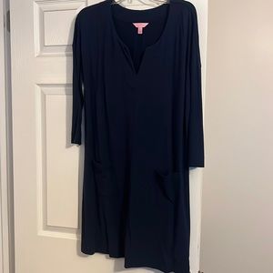 Dark navy dress